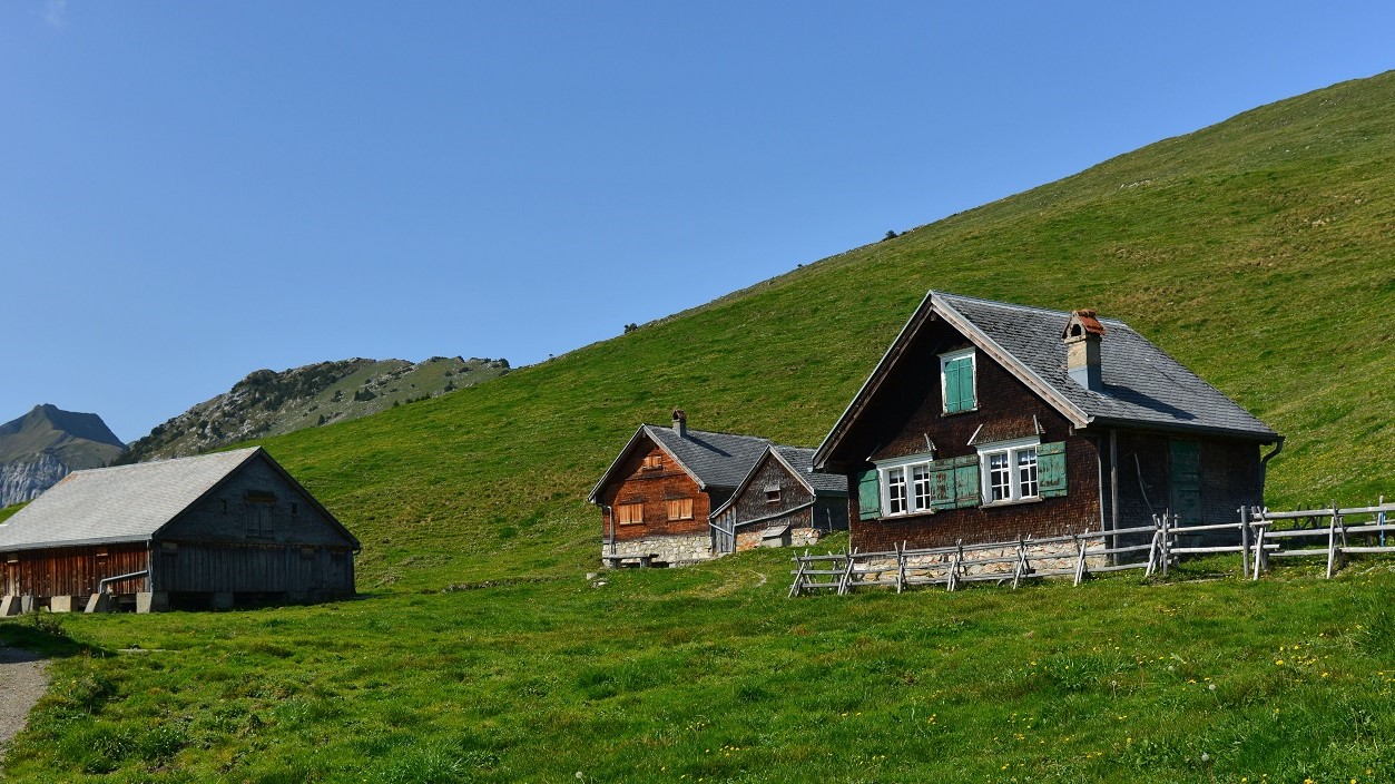 Hütten im Alpstein